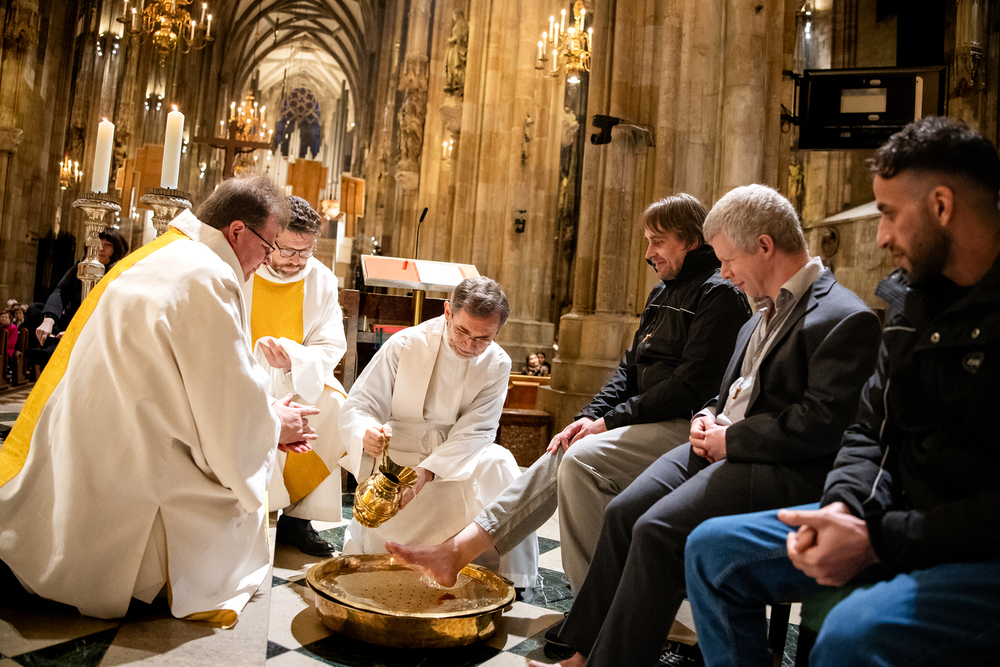 Gründonnerstag mit Erzbischof Josef Grünwidl